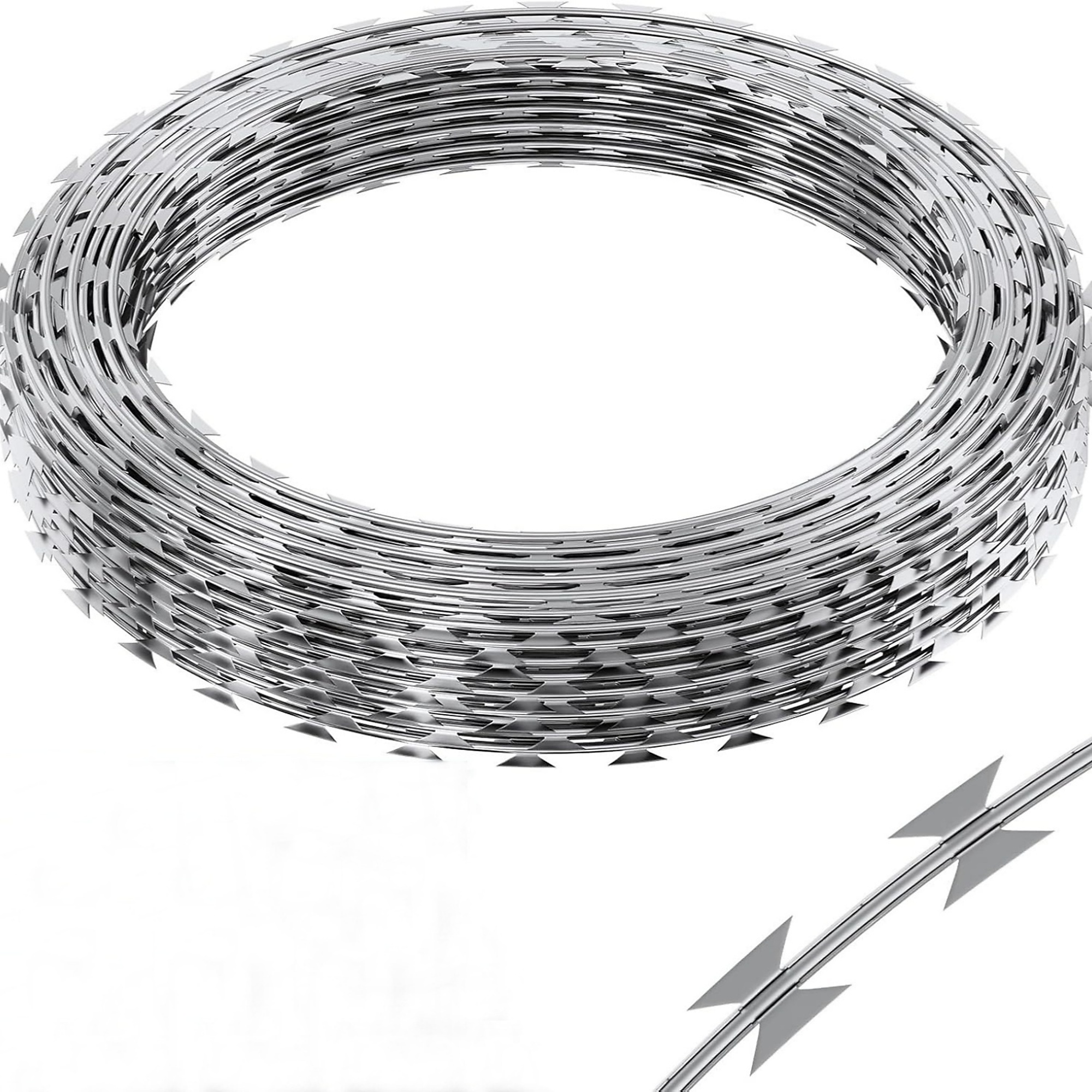 49.21 ft. Barbed Wire with Wider spacing